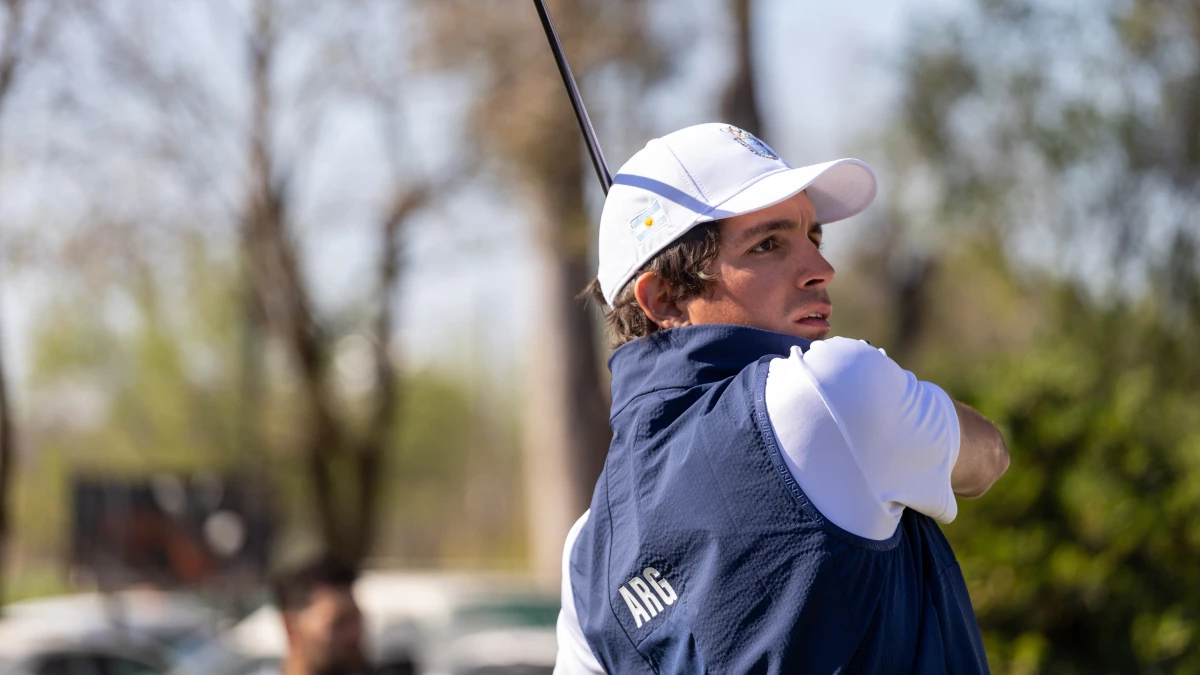 Miguel Angel Carballo, uno de los representantes argentinos en el golf de los Juegos Suramericanos. (Foto: Prensa Santa Fe 2026)