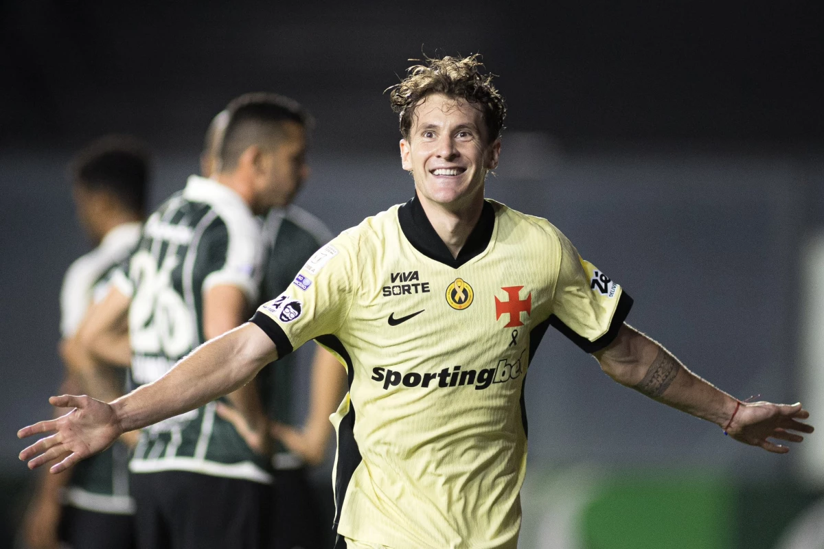 Foto:@VascodaGama. Colidio abrió la cuenta en la cómoda goleada del Vasco da Gama