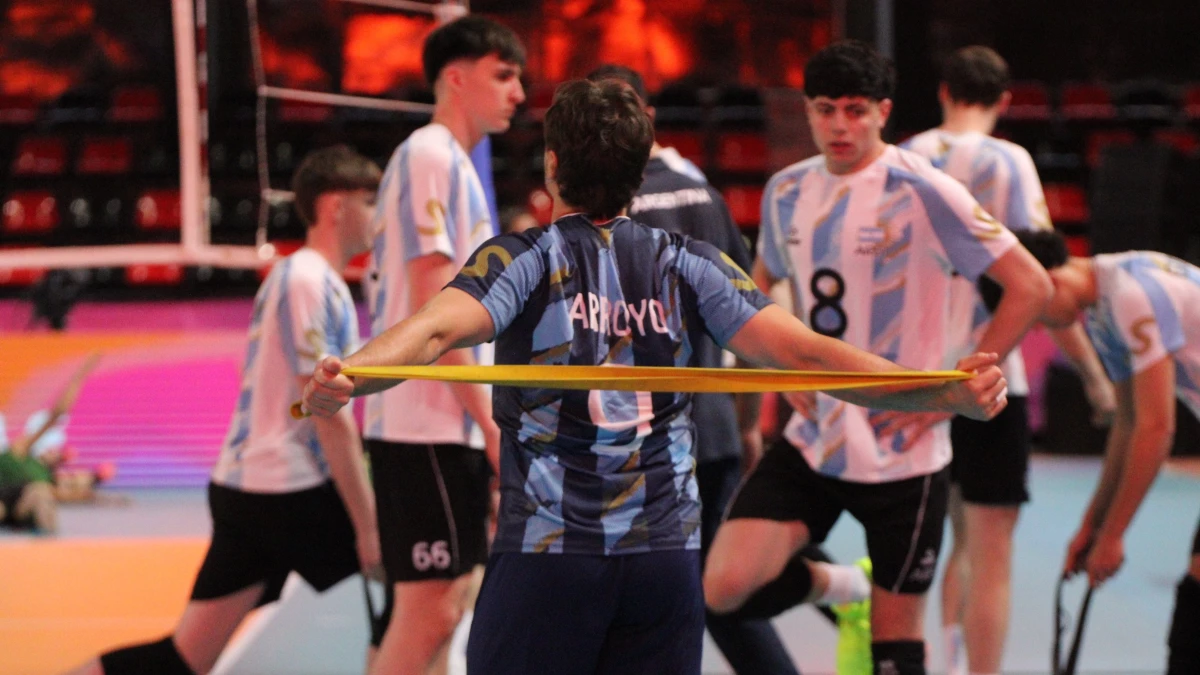 Foto: Feva. Los chicos de Argentina dieron el primer paso en los Suramericanos en Santa Fe contra Bolivia