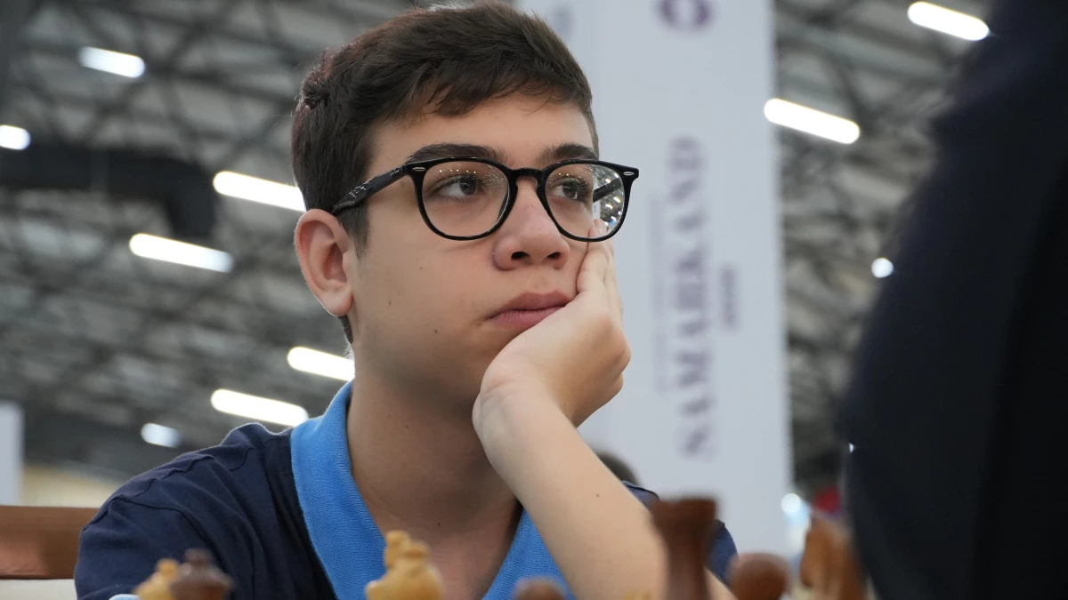 Faustino Oro, único ganador en la séptima ronda de la Olimpiada de ajedrez de Uzbekistán.