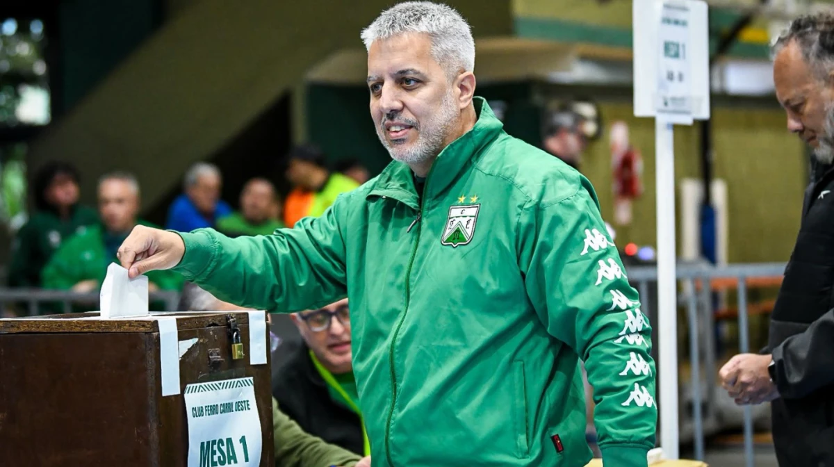 Patricio Baigorrotegui fue electo con el 60% de los votos (Foto: X@FerroOficial).