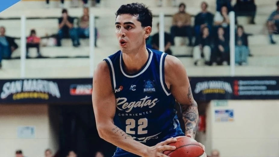 Ruesga fue subcampeón con Quimsa de Santiago del Estero en la temporada pasada. Foto: X Regatas