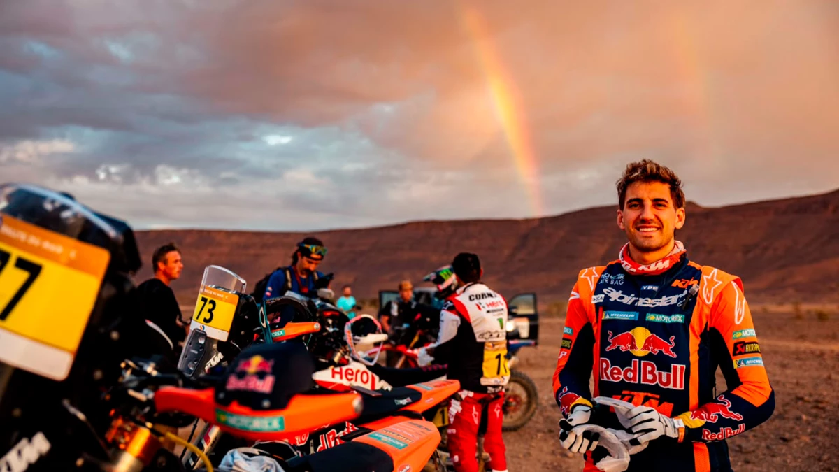 Luciano Benavides logró un gran segundo lugar en la Etapa Foto: Prensa Luciano Benavides