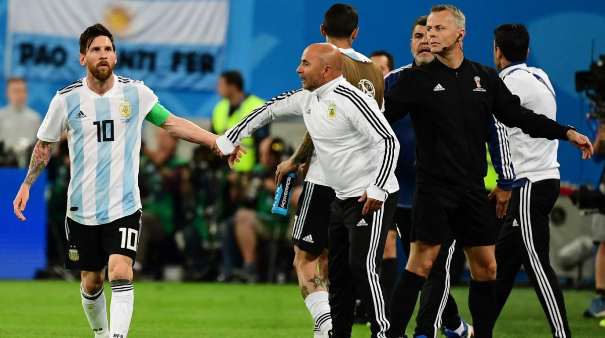 Messi sufrió una gran frustración durante el ciclo de Jorge Sampaoli en el Mundial de Rusia 2018.