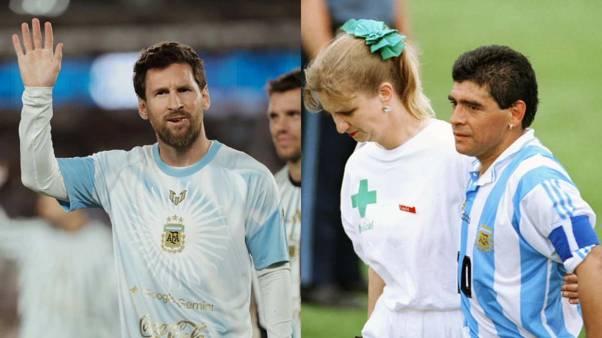 Messi y Maradona se despidieron ante rivales africanos en fechas históricas.