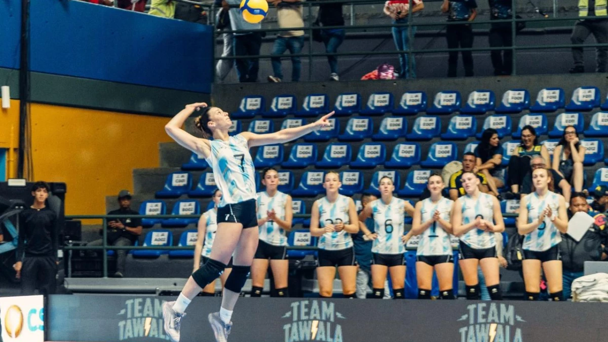 Foto: FEVA. La gran figura de Las Panteritas es Sofia Baldo, máxima anotadora hasta el momento, a pesar de ser U17.