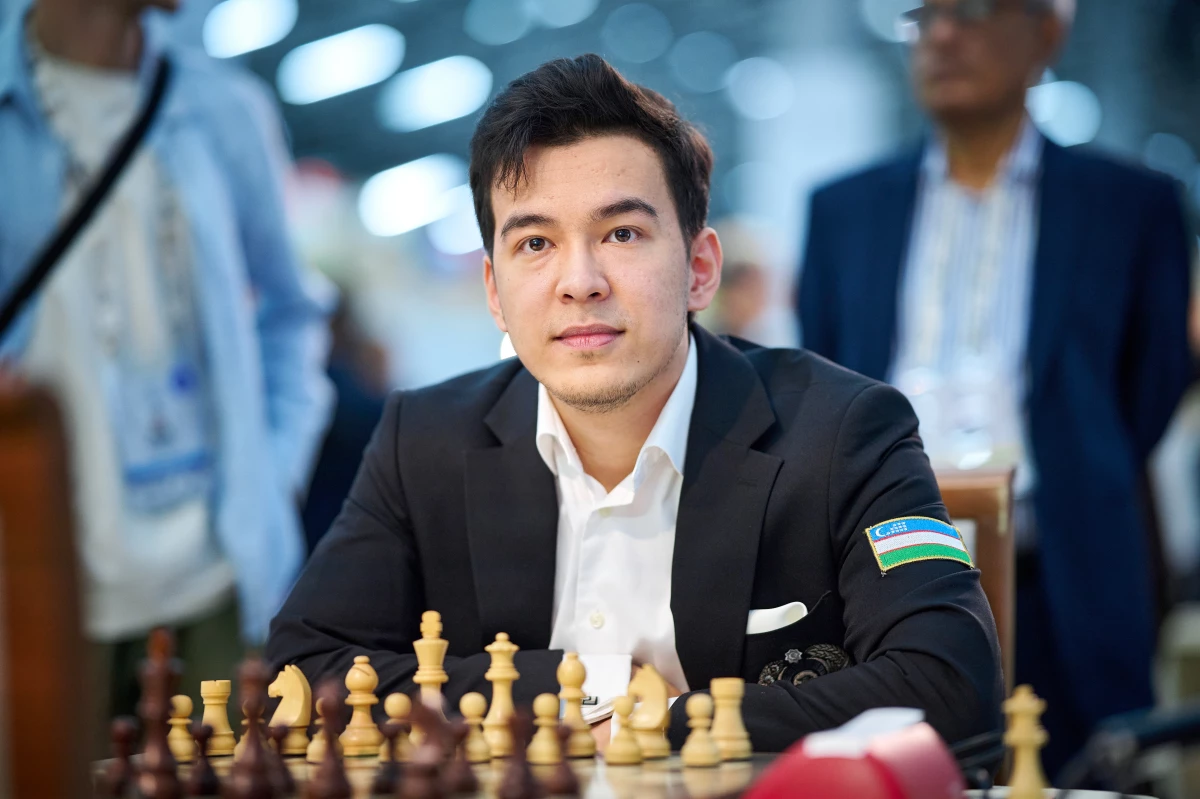 Nodirbek Abdusattorov. Foto: FIDE