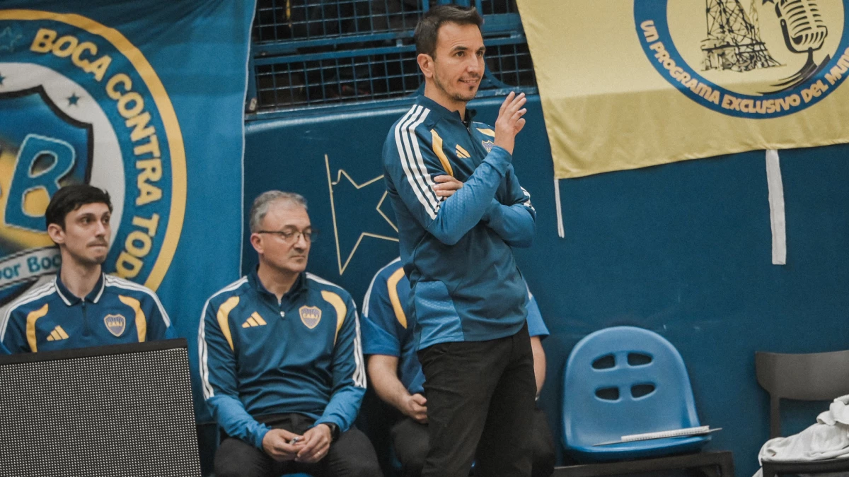 Nicolás Casalánguida dialogó con DEPORTV y analizó el debut de Boca en la Liga Nacional de Básquet | Foto: Mercedes Arrighi