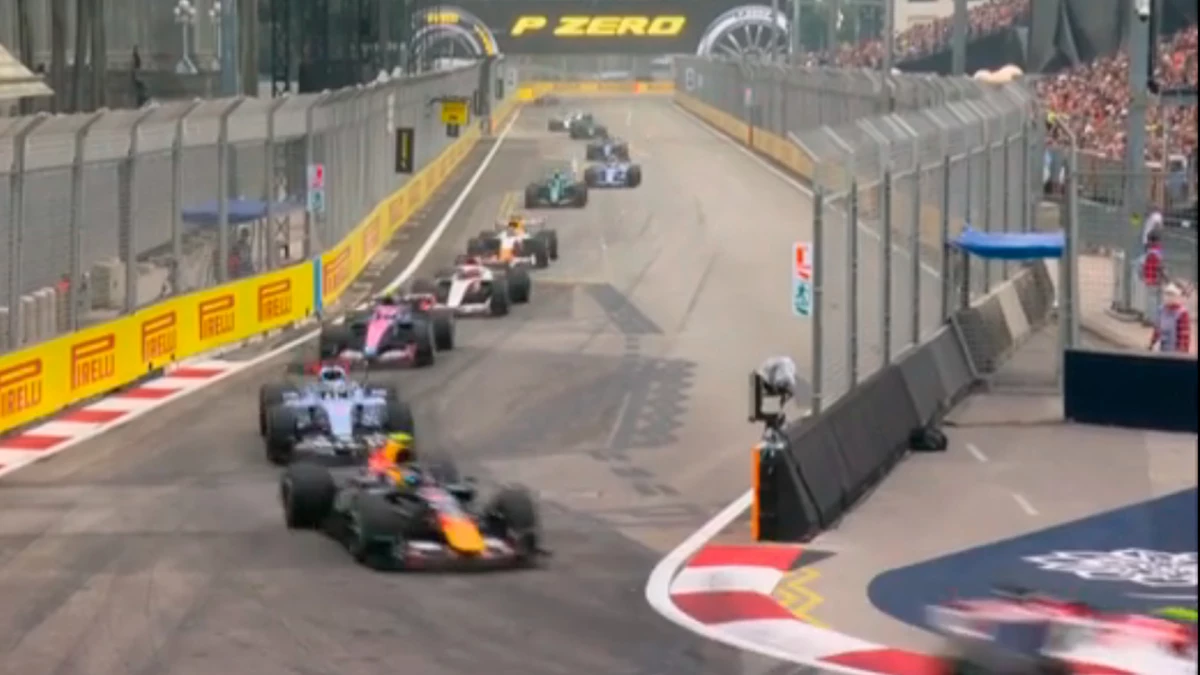 Los primeros metros de Sprint para Franco Colapinto en Singapur | Foto: F1TV