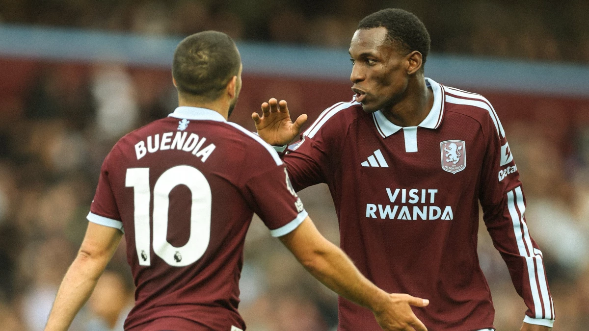 Emi Buendía conduce siempre al Aston Villa. foto: @@AstonVilla.