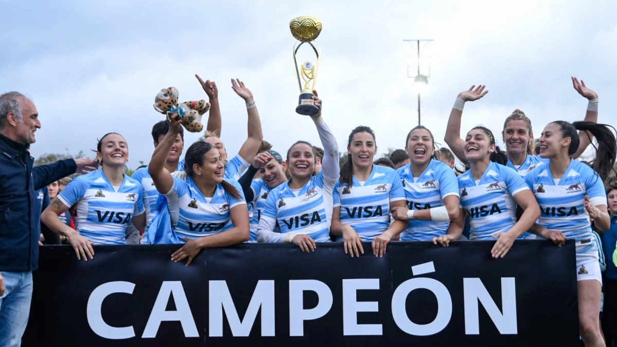 Foto: Prensa UAR. Las Yaguaretés fueron campeonas del Sudamericano en Carlos Paz. Derrotaron a Brasil en la final