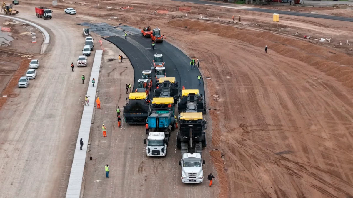 Los trabajos continúan a paso firme de cara a lo que será el regreso del MotoGP a Buenos Aires, tras casi 30 años | Foto: Prensa GCBA