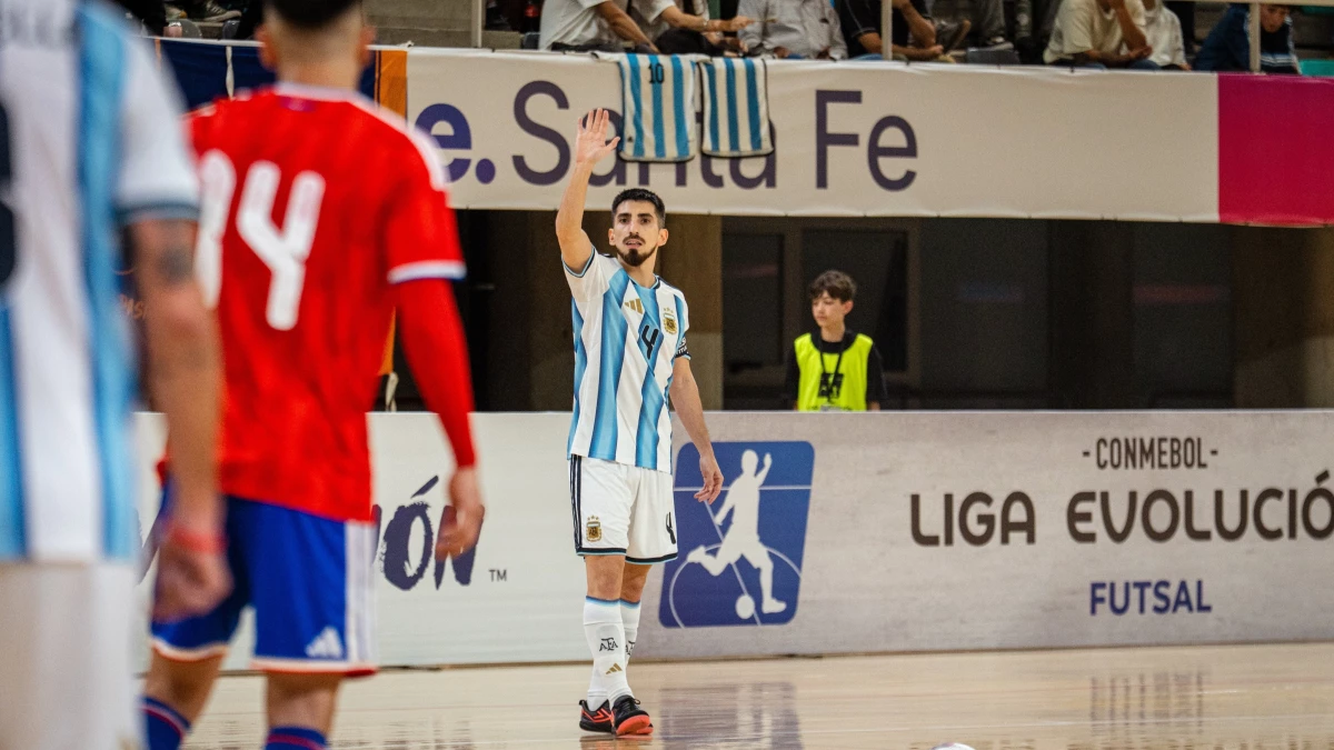 El capitán Bolo Alemany durante el empate de la mayor. Foto: @Argentina