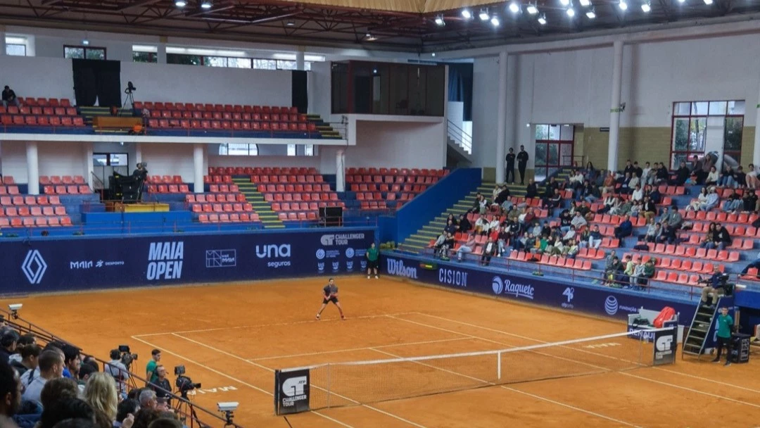 Así es el Complexo Municipal de Tenis de Maia. &nbsp;