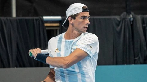 Juan Manuel La Serna se instaló en los cuartos de final del Challenger de Santa Cruz de la Sierra. Foto: @Tenisinfo247