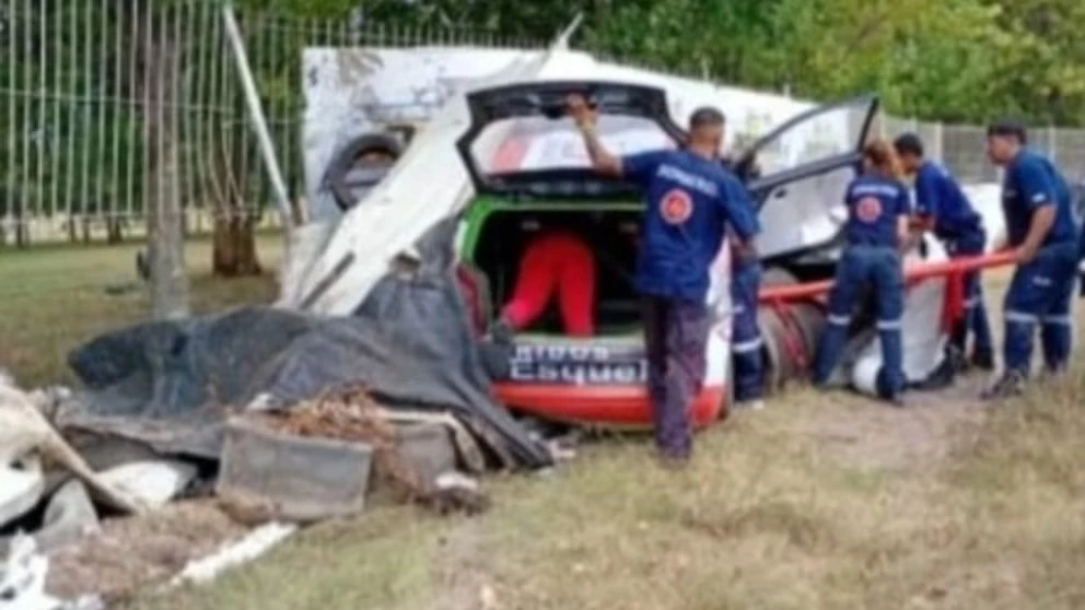 Foto: &nbsp;Matías Cantarini protagonizó un terrible accidente en la Clase 2 del Turismo Pista &nbsp;