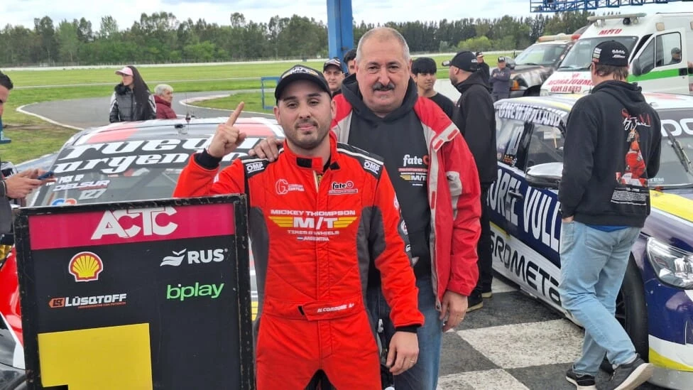 Nahuel Cordone ganó en el TC Pista Pick Up. Foto: prensa ACTC