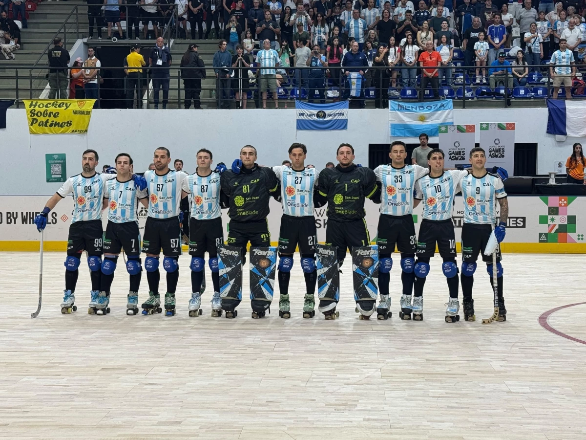 Foto: Prensa World Skate Games. Argentina no tuvo puntería en los penales y perdió la final del Mundial masculino de hockey sobre patines frente a Francia