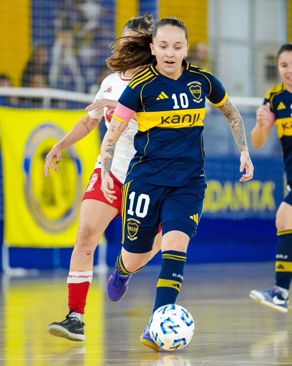 Foto:@BocaFutsal. Lula Pérez Gómez fue figura en el triunfo de Boca sobre Huracán por 3-1