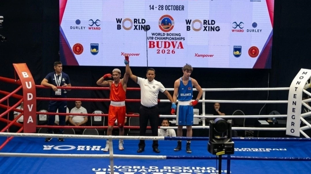 Nicolás Peralta debutó con un tremendo triunfo en Montenegro. Foto: Campeonato Mundial Juvenil.