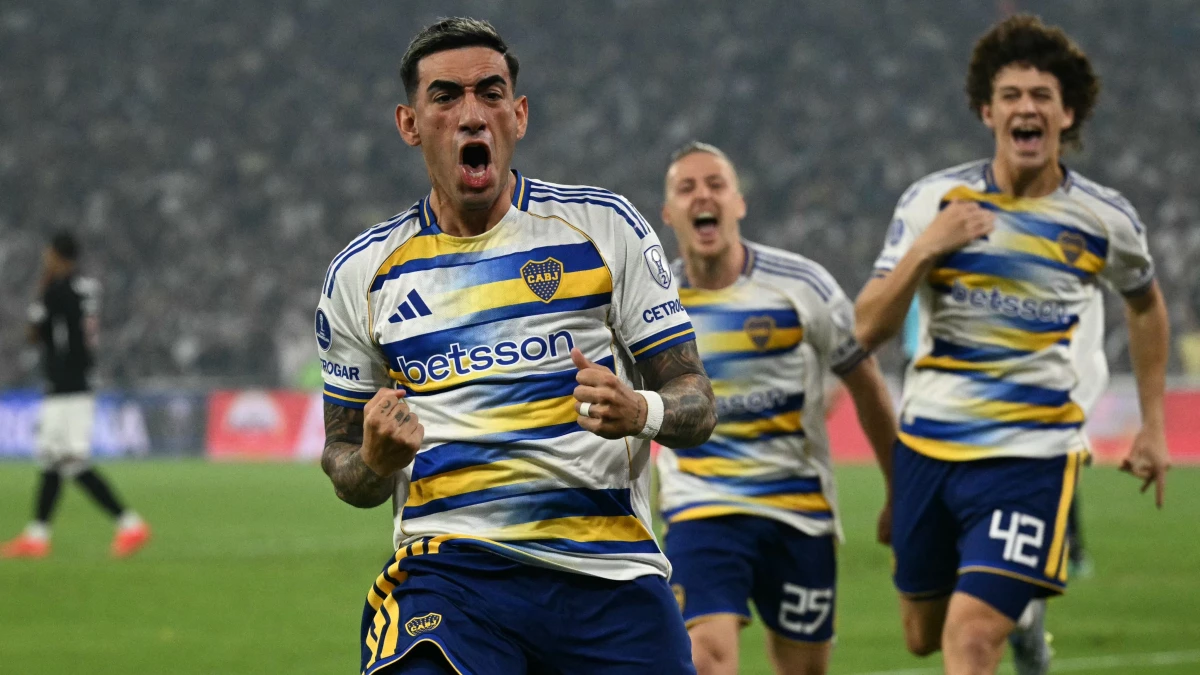Foto: Di Lollo abrió la cuenta apenas empezado el partido para marcar siete goles en Boca, todos de cabeza..