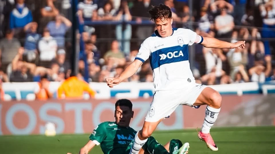 Ignacio Miramón, el motorcito del Lobo platense. foto: @gimnasia_oficial.