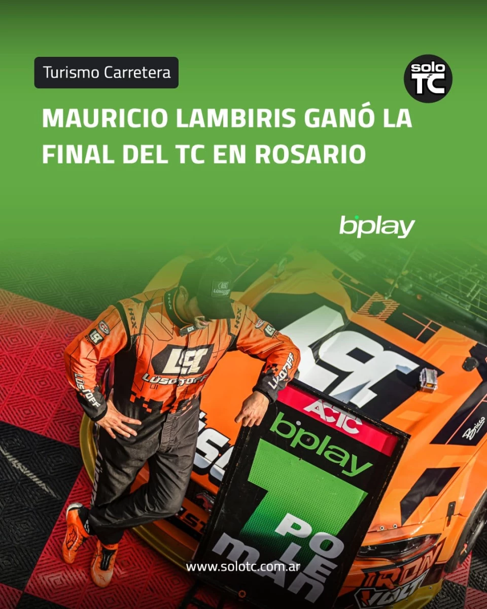 Mauricio Lambiris fue el triunfador en el TC en Rosario. Foto: prensa ACTC.&nbsp;